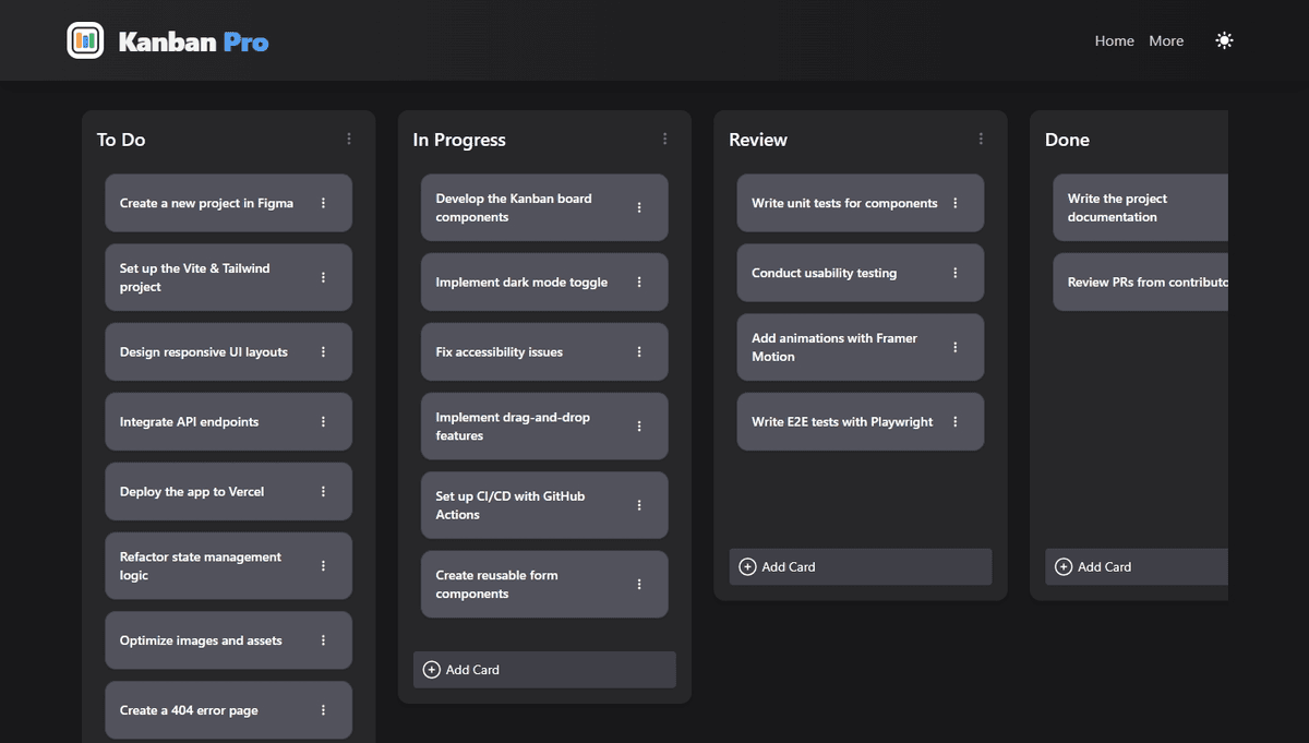 Kanban React
