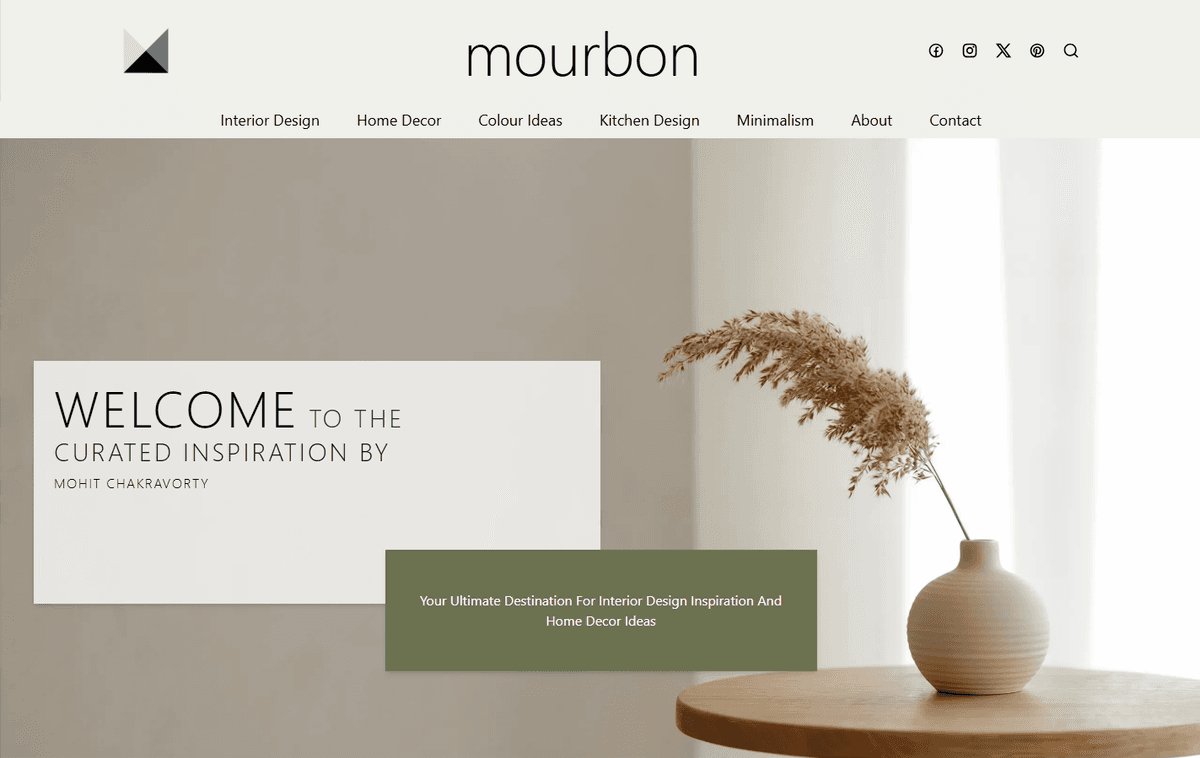 Mourbon Interior Design Blog
