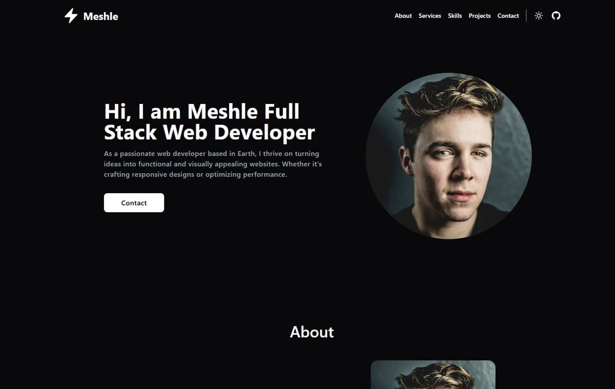 React Vite Portfolio